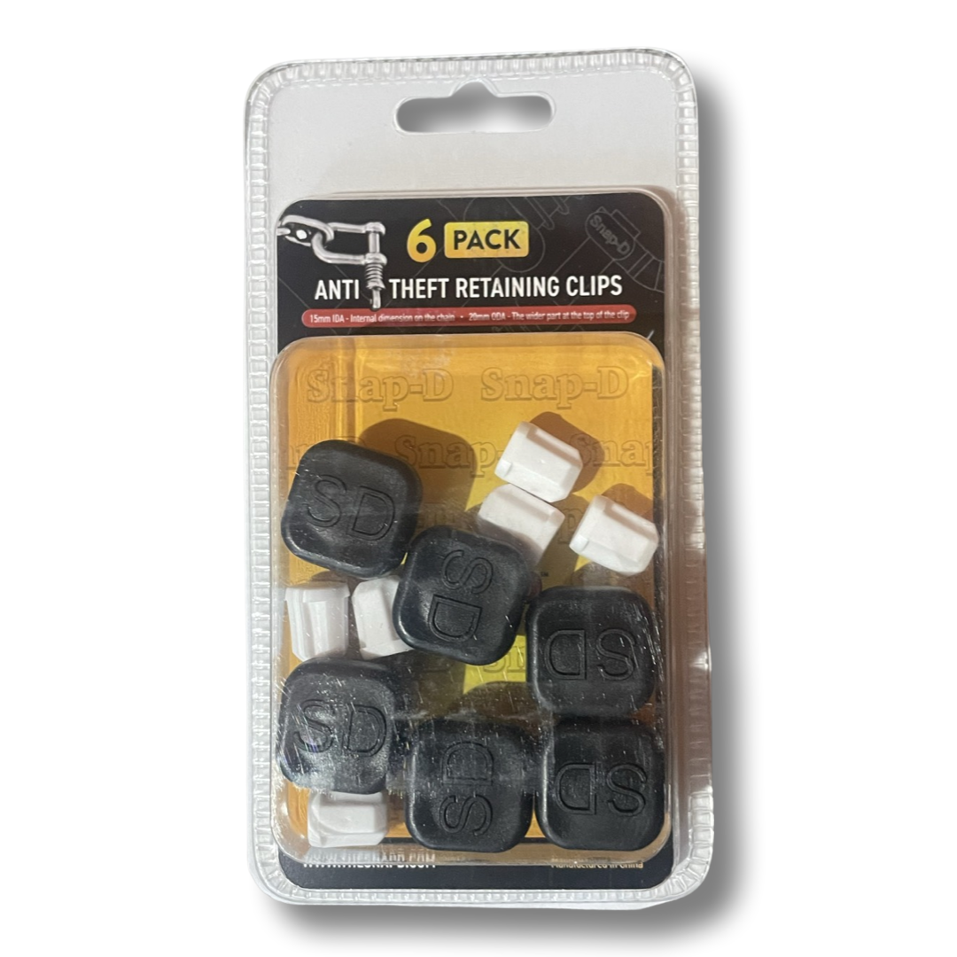 6 Pack Of Retaining Clips