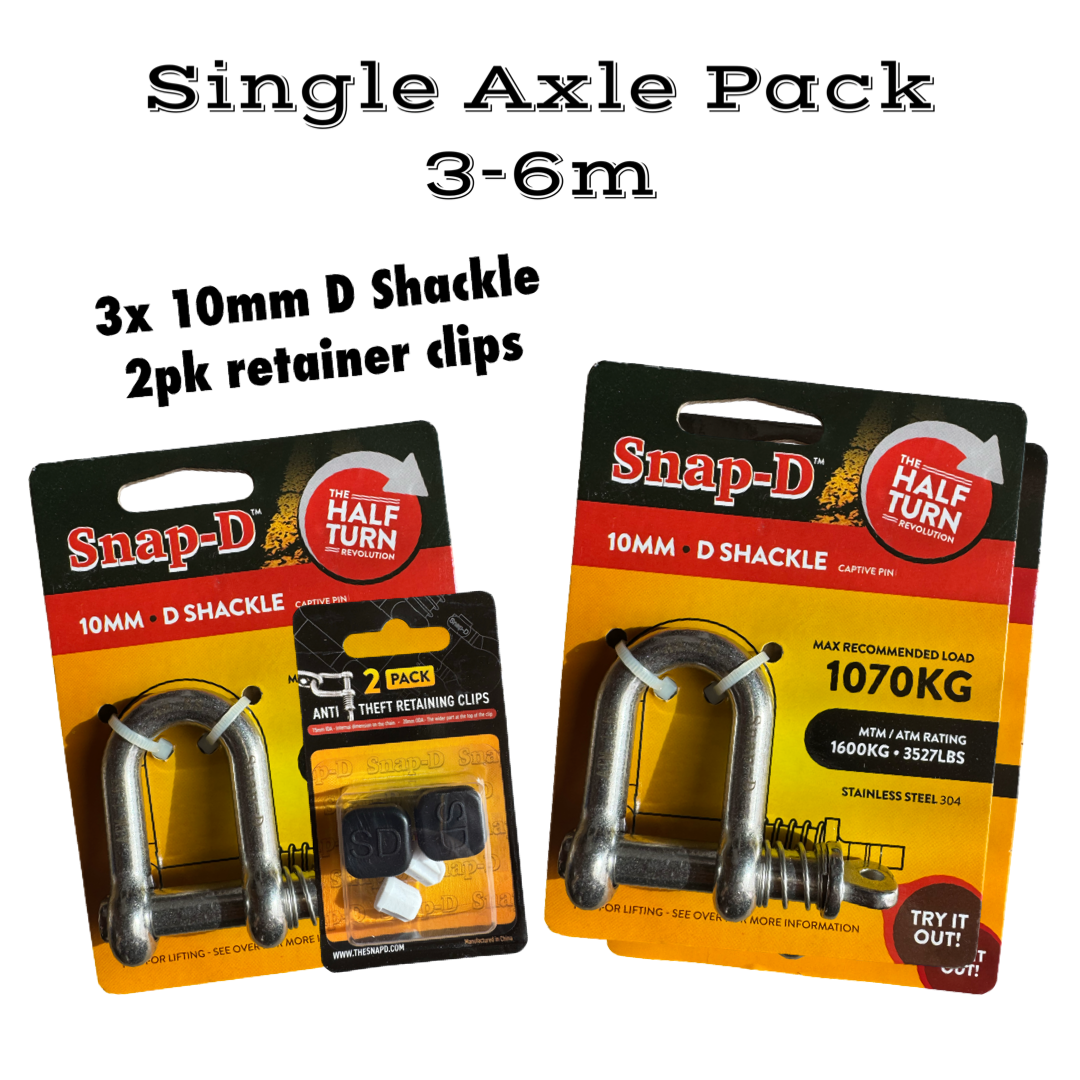 3D Single Axle Pack