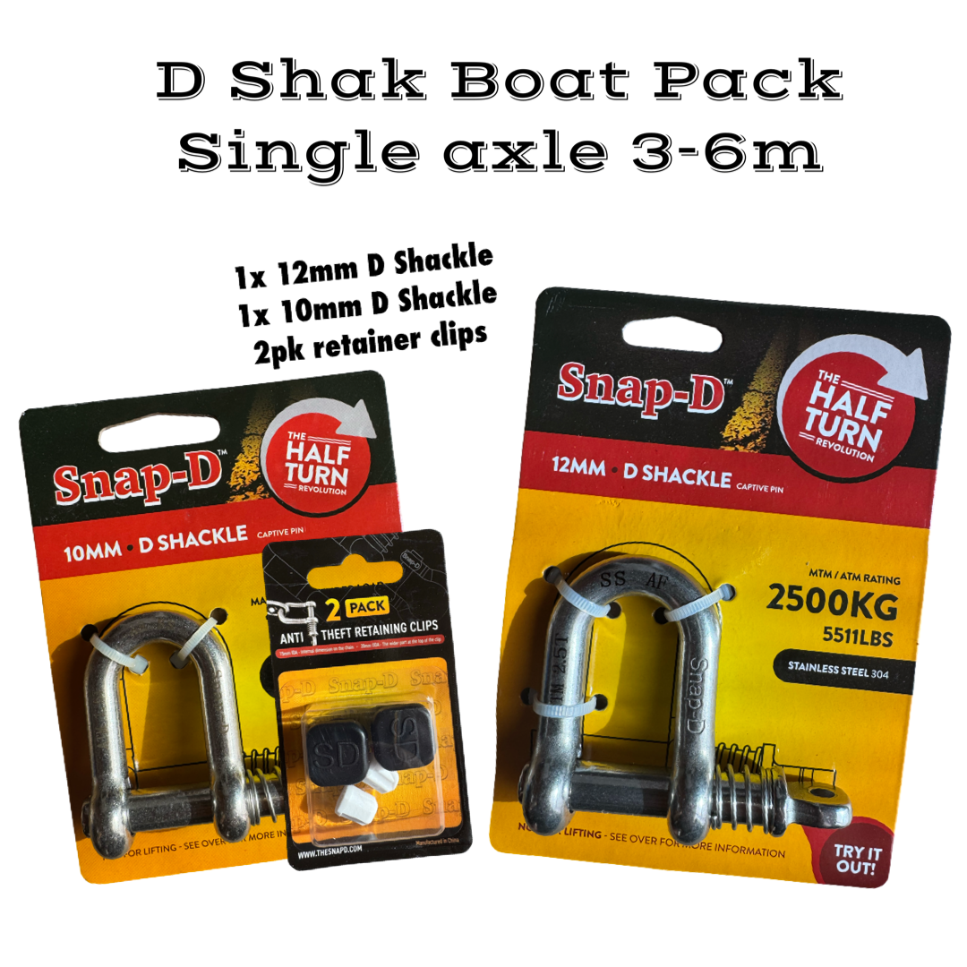 D Shackle Boat Pack