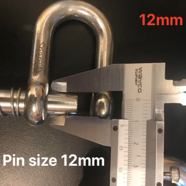 D Shackle (12MM - 2500KG) - snapd store