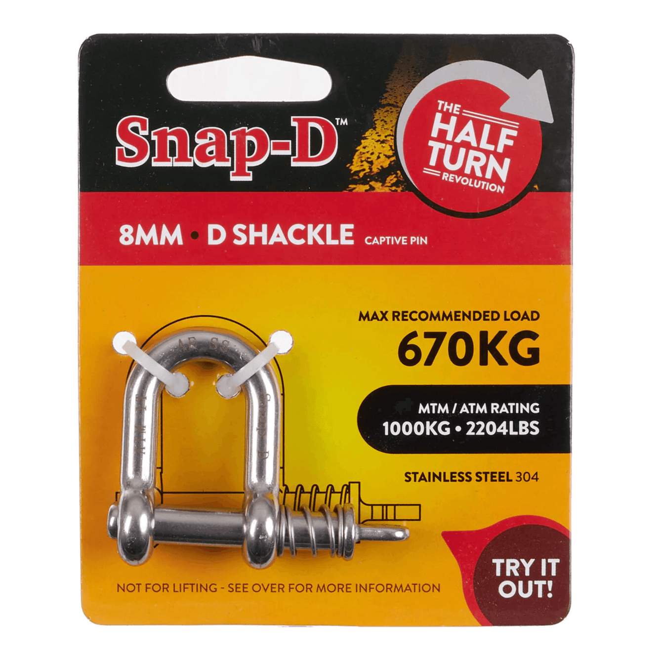 Multi D Shackle Pack (6x D Shackles)